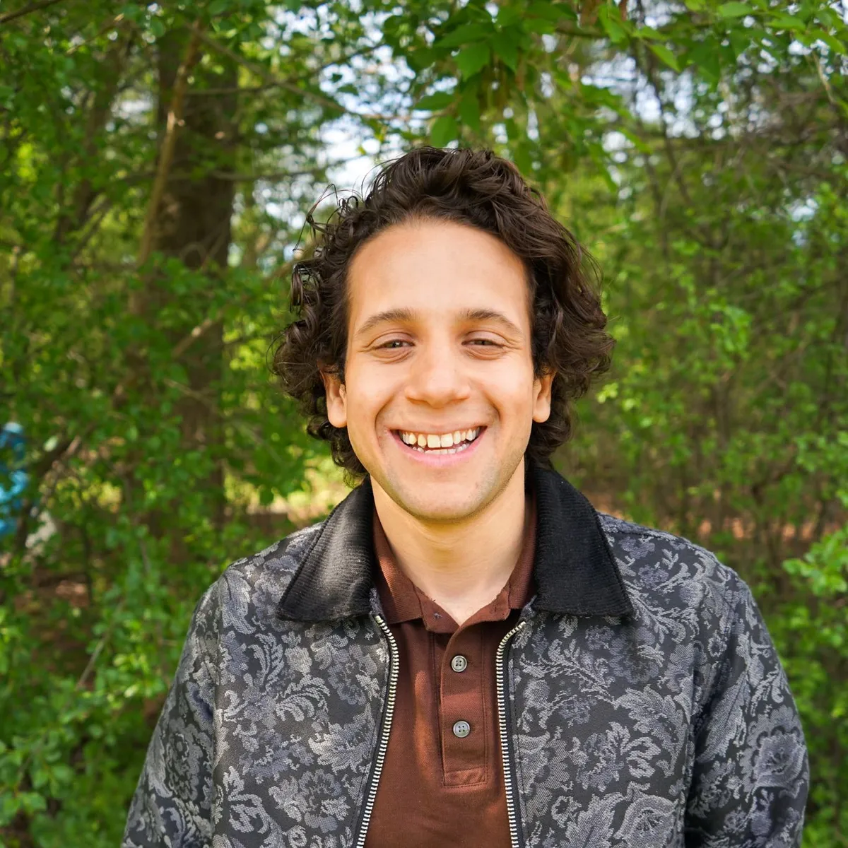 Eduardo Muth Martinez smiling outdoors